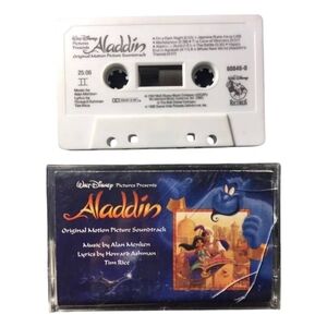 Vintage Aladdin Soundtrack Cassette Tape